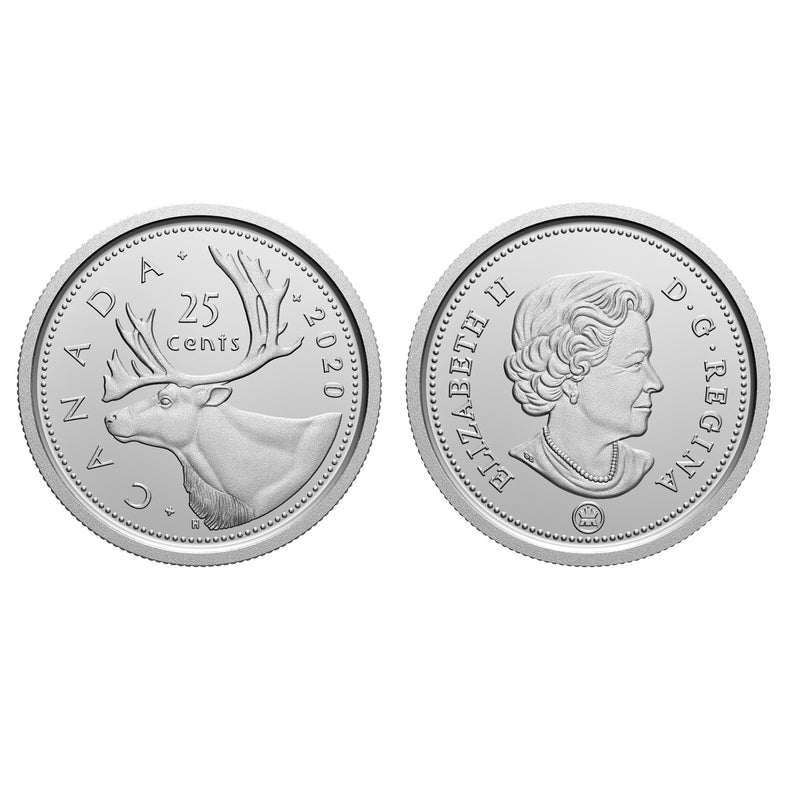 2020 Canada 25 Cent Numis-tastic! 5 Coin Set