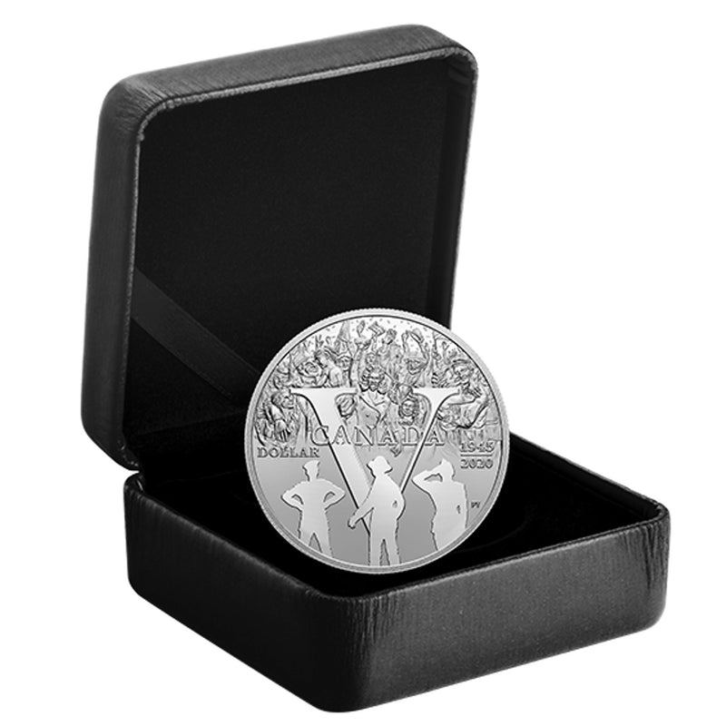 2020 Canada Dollar 75th Anniversary Of V-E Day Proof Silver