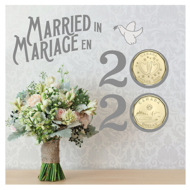 2020 Canada Wedding Gift 6 Coins Set With Special Loon Dollar