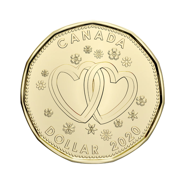 2020 Canada Wedding Gift 6 Coins Set With Special Loon Dollar