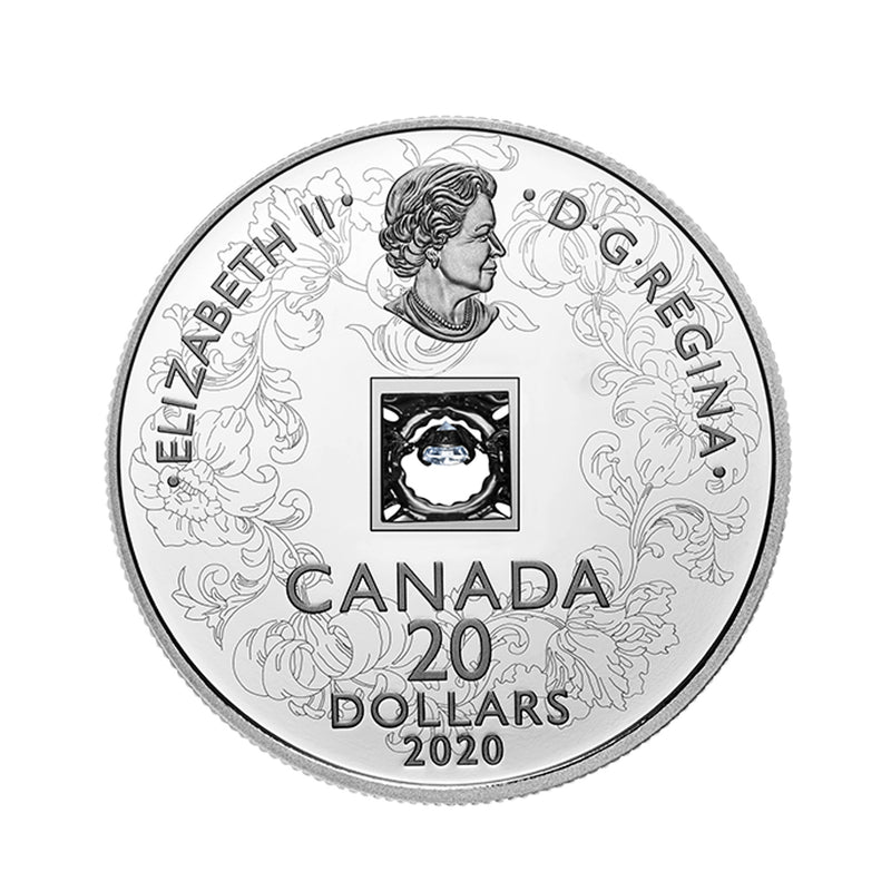 2020 Canada $20 Dancing Diamond - Sparkle of the Heart Fine Silver (No Tax)