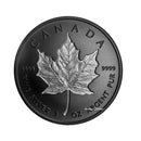 2020 Canada $20 Rhodium-Plated Incuse 1oz. Fine Silver Maple Leaf (NO Tax)
