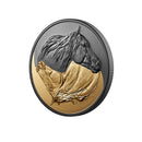2020 Canada $20 Black And Gold: The Canadian Horse Fine Silver Coin (No Tax)