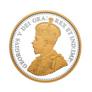 2021 Canada Dollar 100th Anniversary Of The Bluenose Gold Plated Proof Silver In Square Capsule (No Tax)