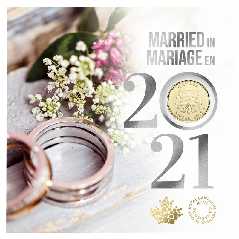 2021 Canada Wedding Gift Set With Special Loon Dollar