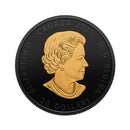 2021 Canada $20 Black and Gold: The Grey Wolf Fine Silver (No Tax)