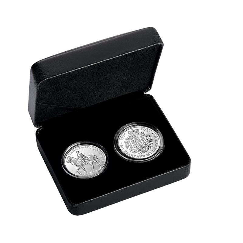 2021 Royal Celebration 2-coin Fine Silver Set (No Tax)