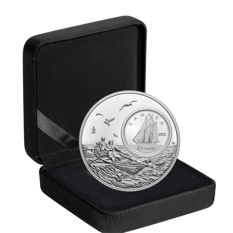2022 Canada 10-cent The Bigger Picture - Bluenose 5oz Fine Silver