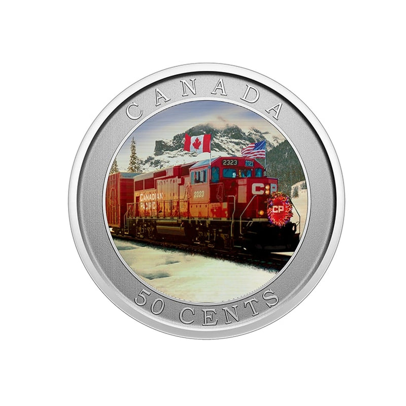 2022 Canada 50 cent Lenticular Coin -CP Holiday Train