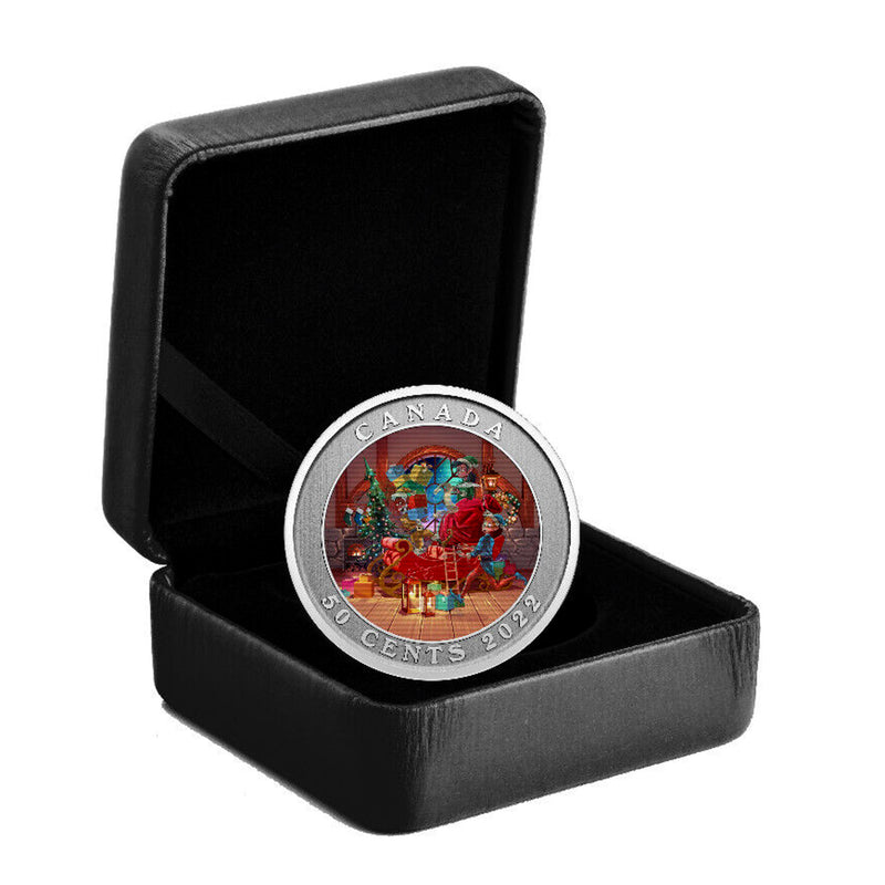2022 Canada 50 cent Lenticular Coin - Santa's Sleigh