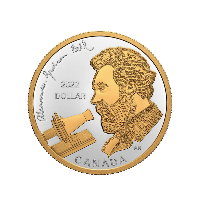 2022 Canada Fine Silver Proof Set Alexander Graham Bell-Great Inventor