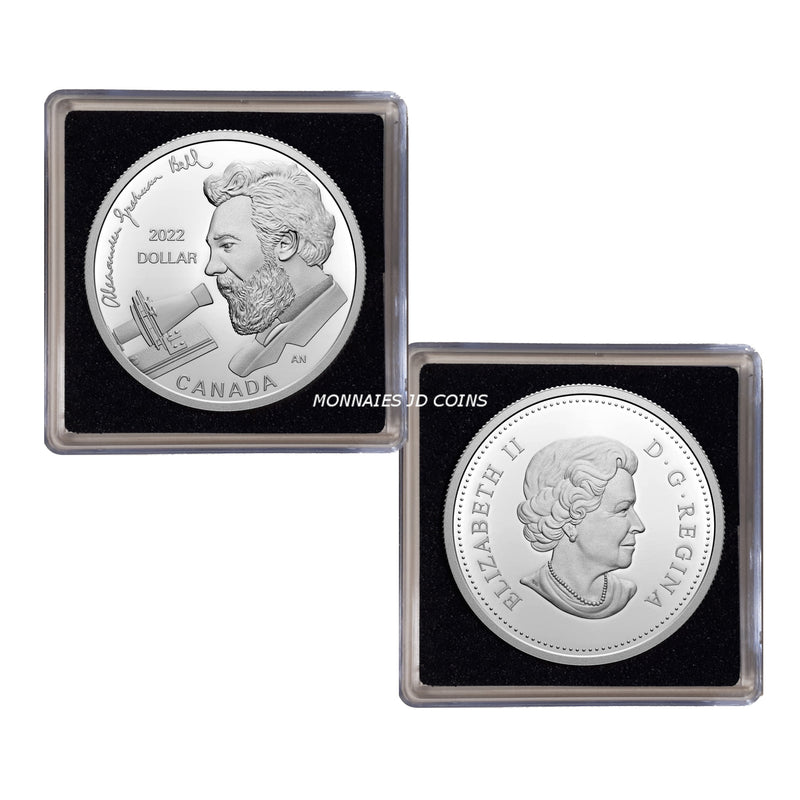 2022 Canada Dollar Special Edition Alexander Graham Bell Great Invertor Proof Silver In Square Capsule (No Tax)