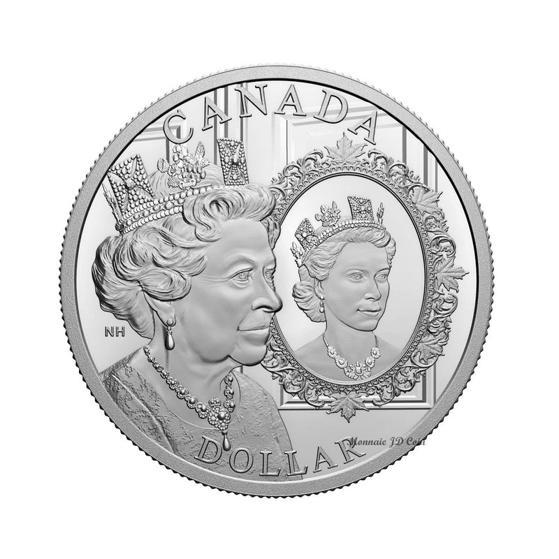 2022 Canada The Platinum Jubilee of Her Majesty Queen Elizabeth II Special Edition Proof Silver Dollar (NoTax )