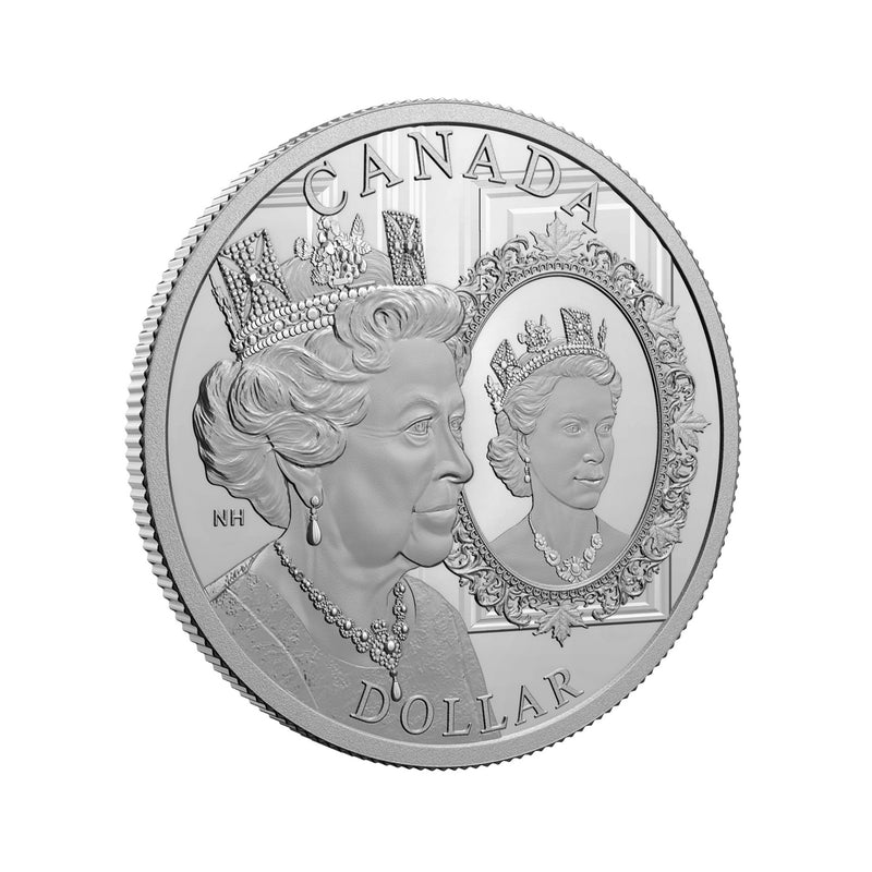 2022 Canada The Platinum Jubilee of Her Majesty Queen Elizabeth II Special Edition Proof Silver Dollar (NoTax )