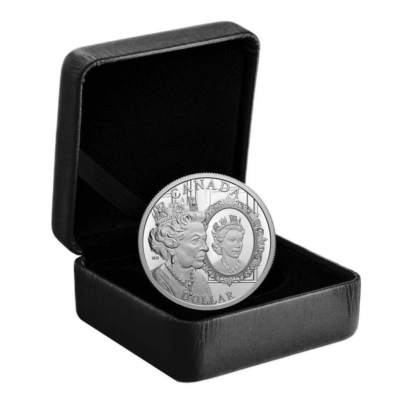 2022 Canada The Platinum Jubilee of Her Majesty Queen Elizabeth II Special Edition Proof Silver Dollar (NoTax )