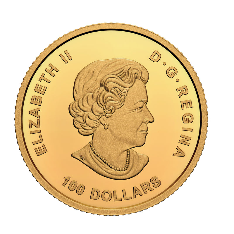 2022 Canada $100 Great Inventor - Alexander Graham Bell 1/4oz Pure Gold