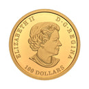 2022 Canada $100 Lunar Year of the Tiger 1/2oz. Pure Gold Coin