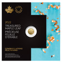 2022 Canada $5 Congratulations Treasured Gold Maple Leaf 1/10 oz 99.99% Pure Gold Coin