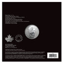 2022 Canada $5 Happy Birthday Treasured Silver Maple Leaf 1oz. .999 Fine Silver