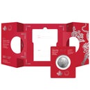 2022 Canada $5 Year of the Tiger Treasured Silver Maple Leaf 1oz. Fine Silver Coin