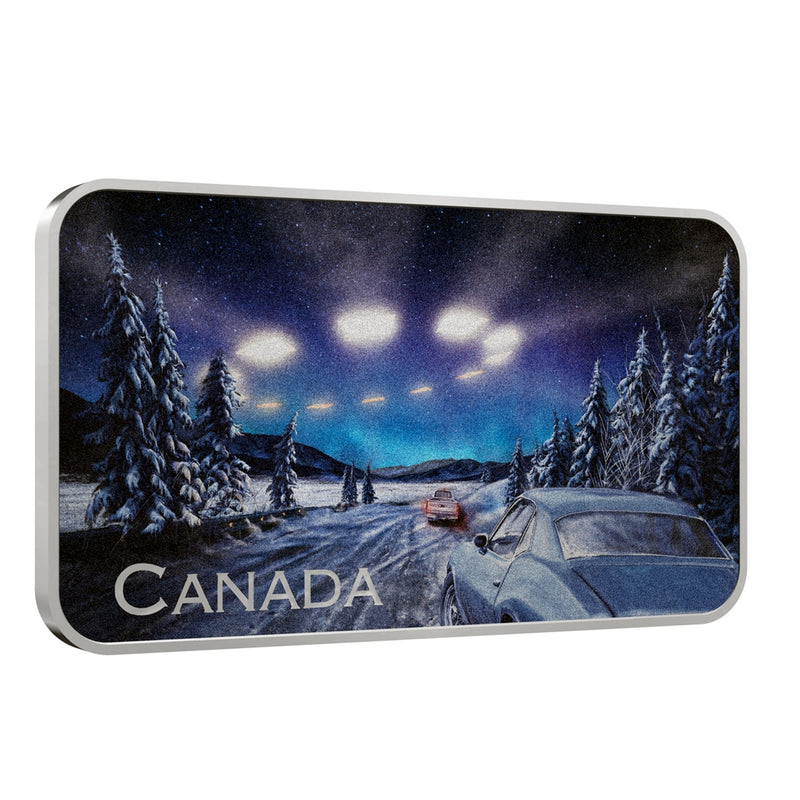 2022 Canada 1 oz. Pure Silver Glow in the Dark Coin Canada’s Unexplained Phenomena The Yukon Encounter (No Tax)