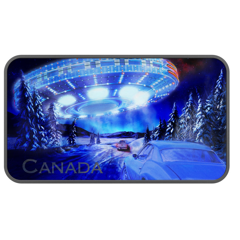 2022 Canada 1 oz. Pure Silver Glow in the Dark Coin Canada’s Unexplained Phenomena The Yukon Encounter (No Tax)