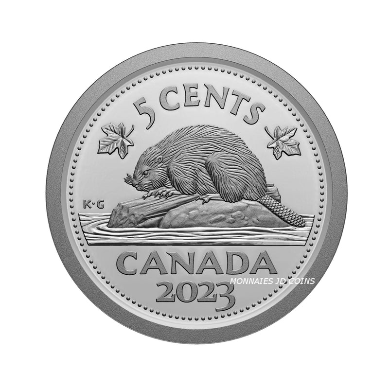 2023 Canada 5 Cent Proof 99.99% Fine Silver Coin