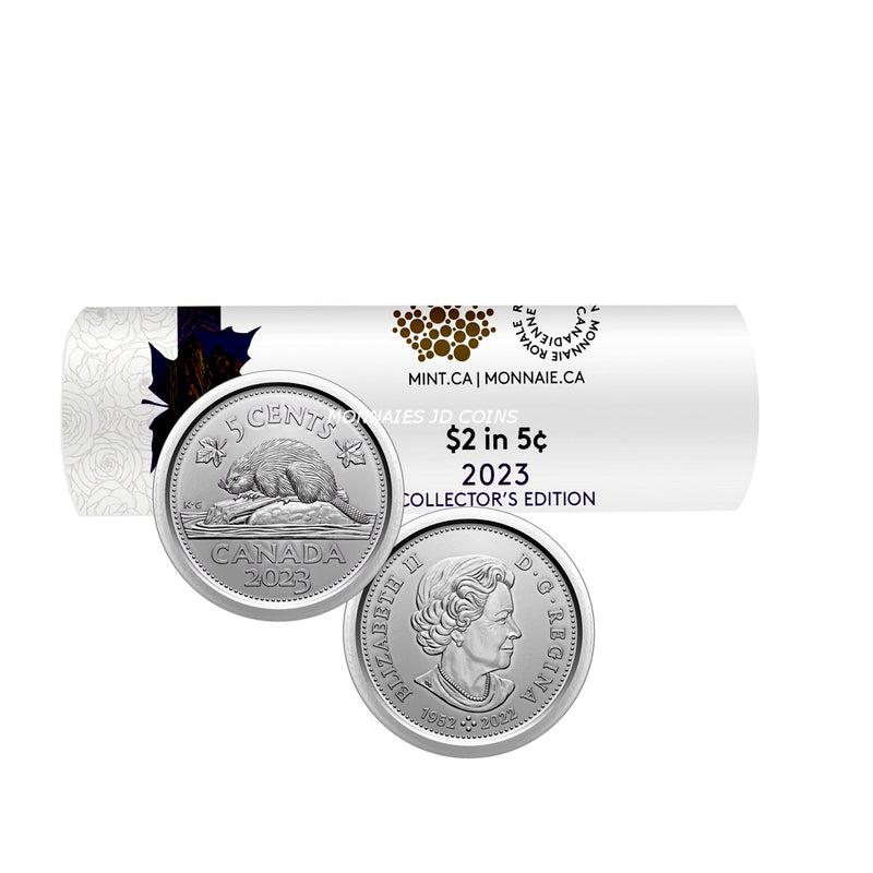 2023 Canada Collector's Edition Special Wrap 5 Cent Original Roll 40 pcs