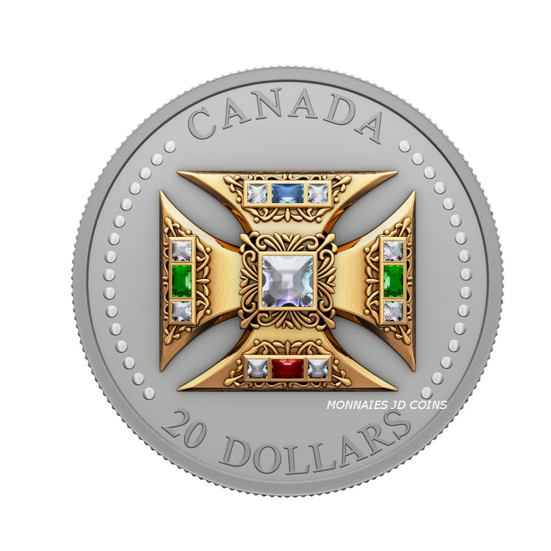 2023 Canada $20 Dollars King St. Edward’s Crown with Queen Memory Mark