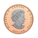 2023 Canada $1 Peace Dollar Rose Gold Plated Fine Silver