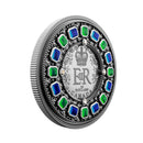 2023 Canada $20 Crystalized Silver 'The Imperial State Crown' Crystalized Matte-Proof $20 Pure Silver Coin