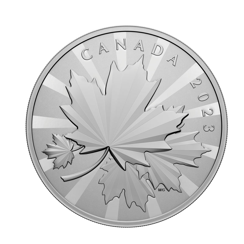 2023 Canada $250 Multifaceted Maples Fine Silver Kilo Coin