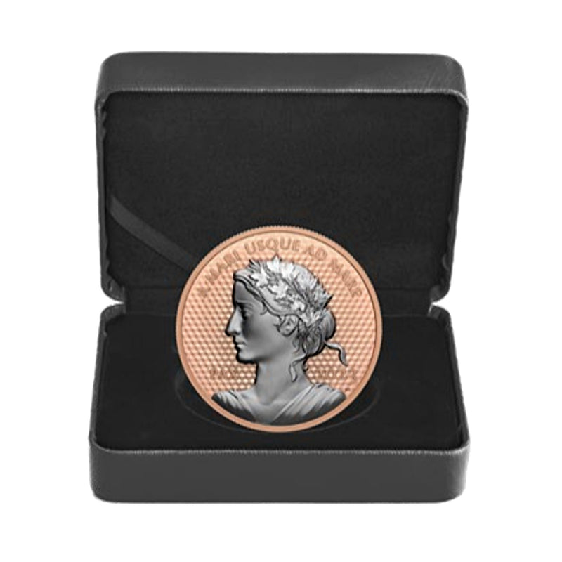 2023 Canada $50 Peace Dollar Rose Gold Plated Fine Silver Coin