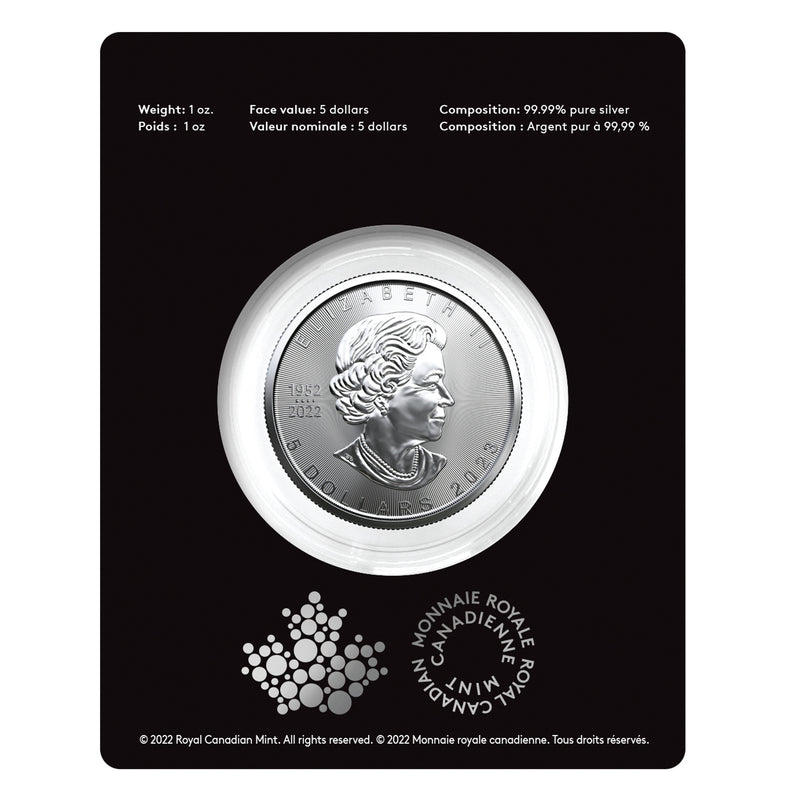 2023 Canada $5 Treasured Silver Maple Leaf Congratulations 1oz Pure Silver