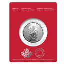 2023 Canada $5 Treasured Silver Maple Leaf: Year of the Rabbit 1oz Pure Silver