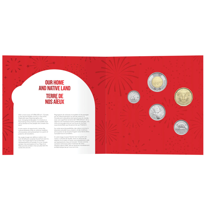 2023 Canada  O Canada Gift Set With Special Loon Dollar