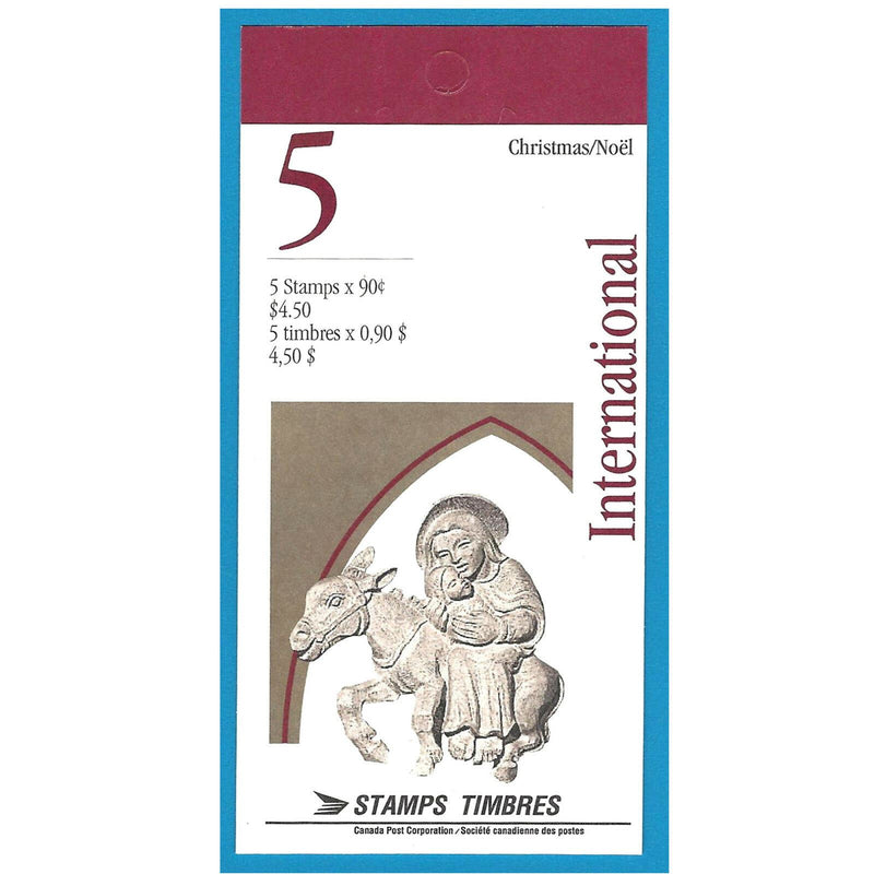 Canada Stamps1995 90 Cent Scott* BK189 Booklet Of 5 Capital Sculptures