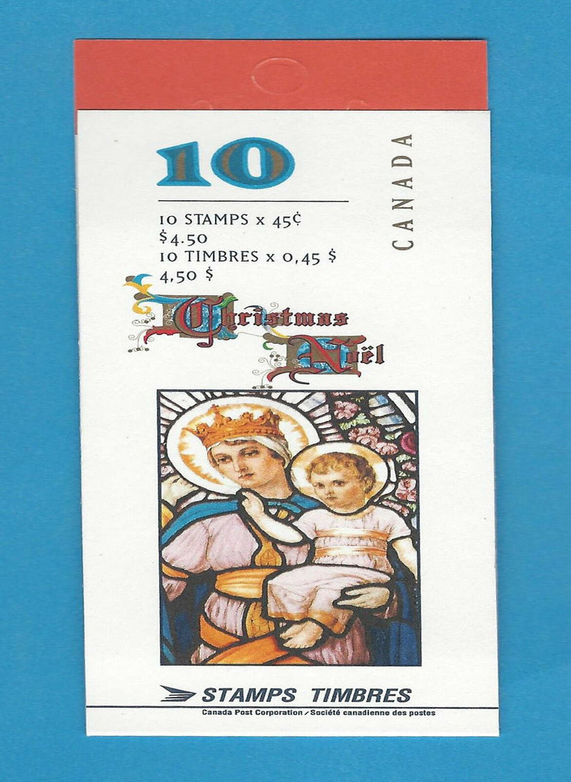 Canada Stamps 1997 45 Cent Scott* BK202 Our Lady Of Rosary Booklet Of 10