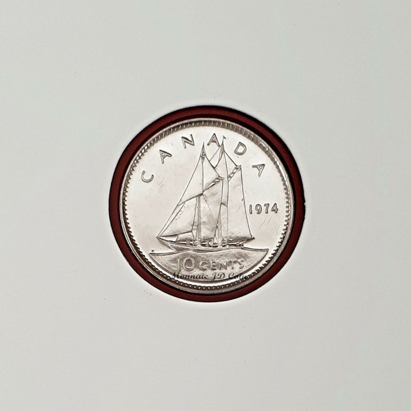 1974 Canada 10 Cents Specimen