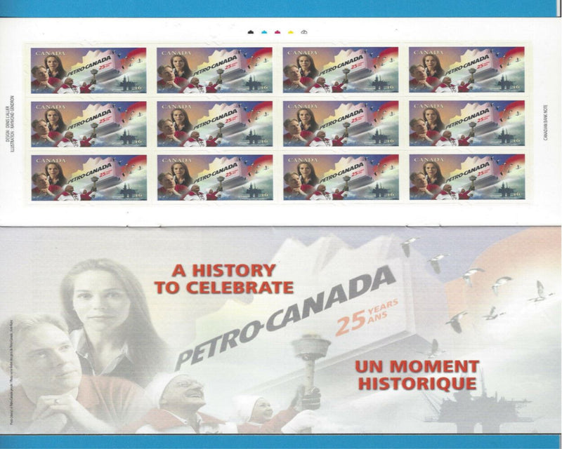 Canada 2000 Petro-Canada Scott* BK231 Complete Booklet Book Of 12 Stamps