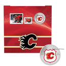2014 Canada 25 Cents Calgary Flames NHL Coin And Stamp Mint