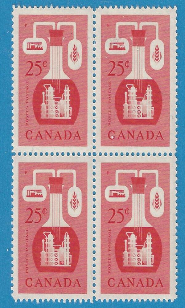 1956 Canada 25 Cent Stamp Chemical Industry Scott