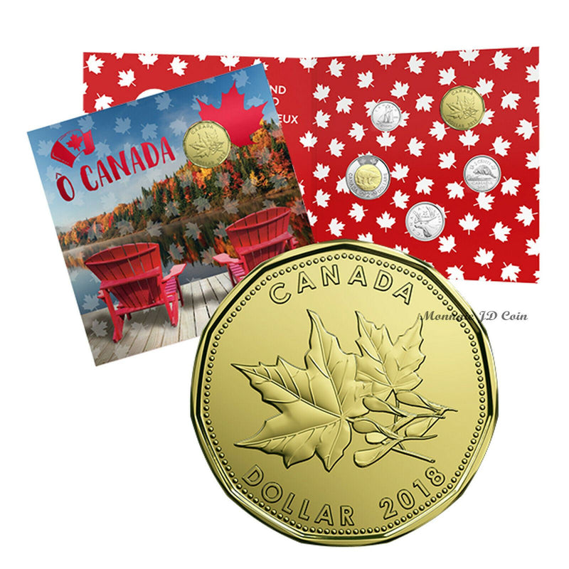 2018 Canada O Canada Gift Set With Special Loon Dollar