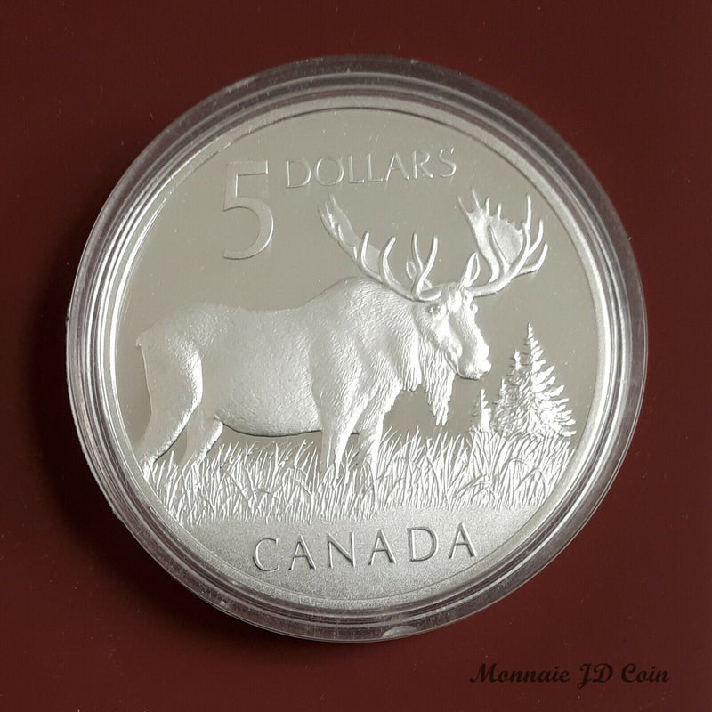 2004 Canada $5 Majestic Moose Fine Silver Coin Only No COA