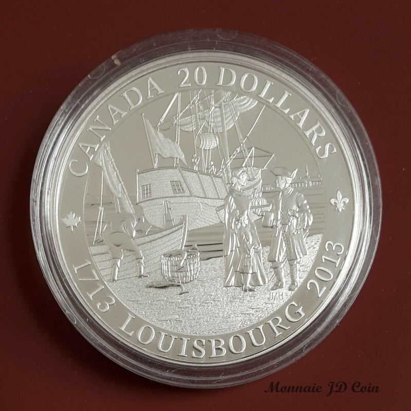 2013 Canada $20 300Th Anniversary Louisbourg Fine Silver Coin Only No COA