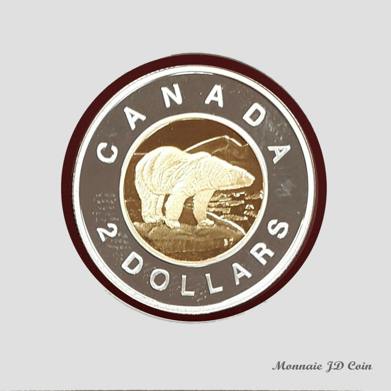 2002 Canada $2 Dollar Proof Silver Coin