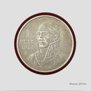 1950 Mexico 1 Peso Silver Coin Jose Maria Morelos (BC16)