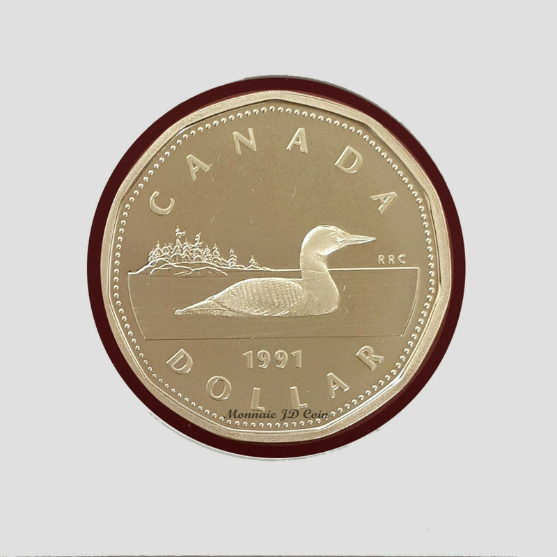 1991 Canada Loon Proof Uncirculated Coin
