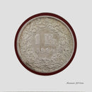 1964 B 1 Franc Switzerland Silver Coin (BX40)