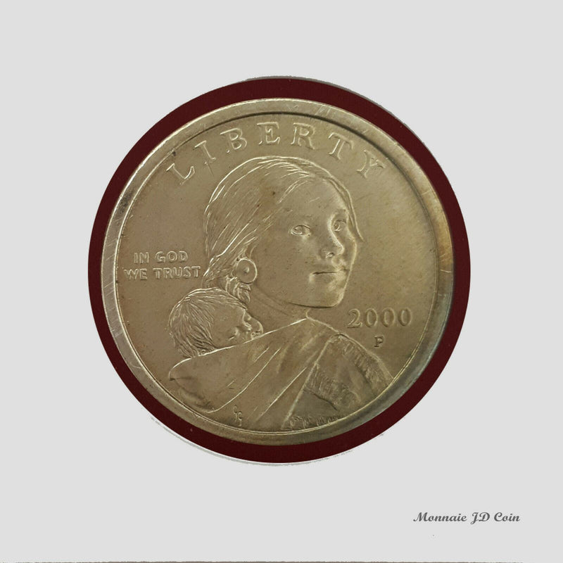 2000 USA $1 American Dollar Native Coin (BX28)